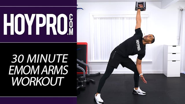 30 Minute EMOM Arms Upper Body Workout