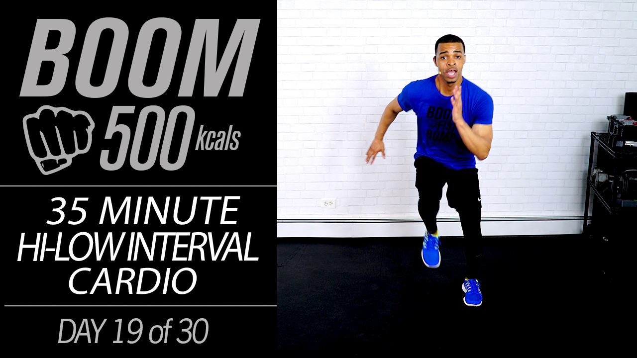 BOOM #19 - 35 Minute Hi-Low Pure Cardio Workout