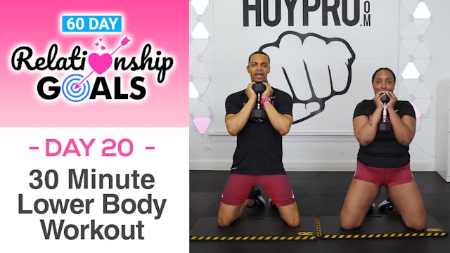 30 Minute ACCOUNTABILITY Lower Body & Butt Workout - Relationship Goals #20