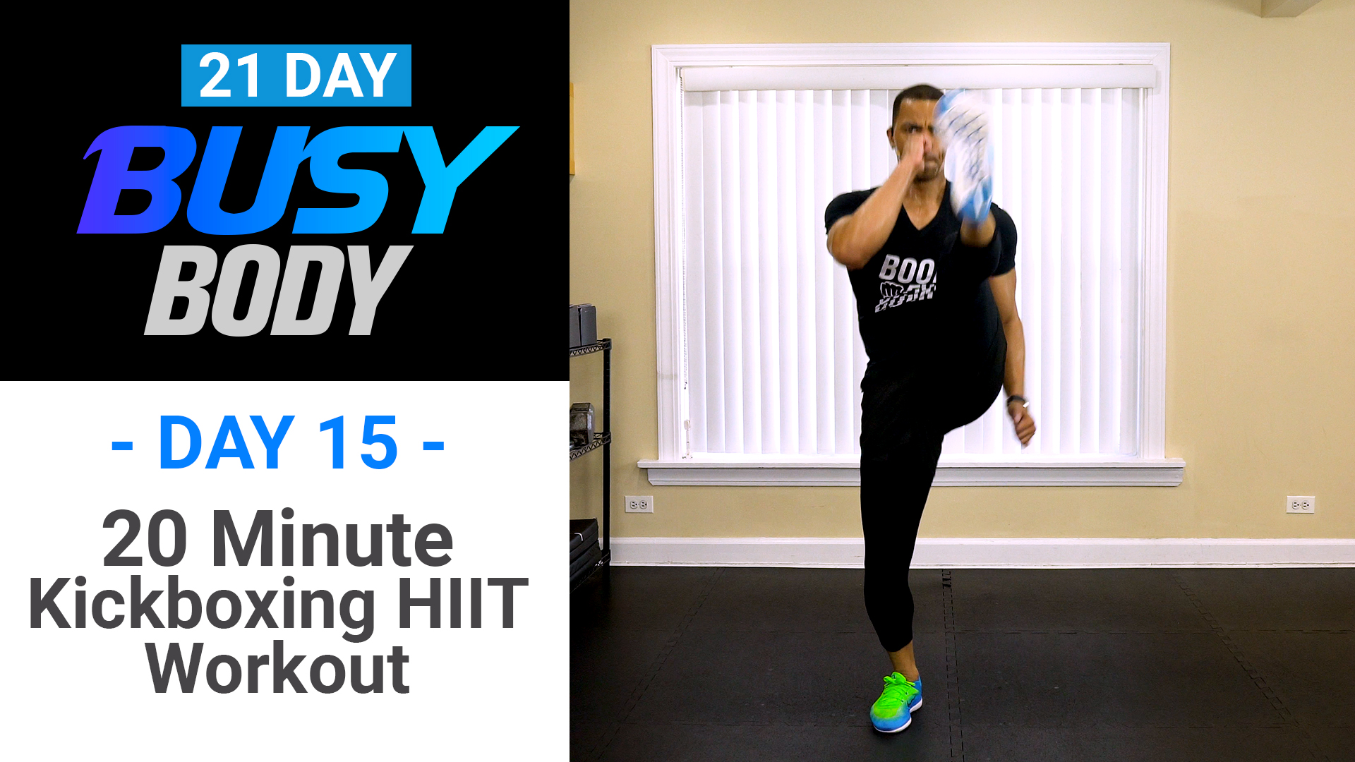 20 Minute Kickboxing HIIT Workout - Busy Body #15