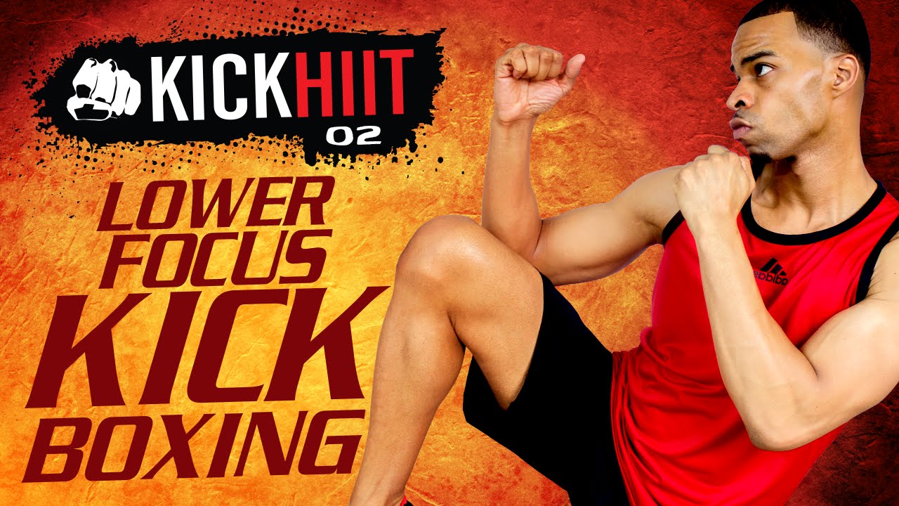 Kick HIIT #02: 35 Minute Full-Body Lower Focus Kickboxing Workout