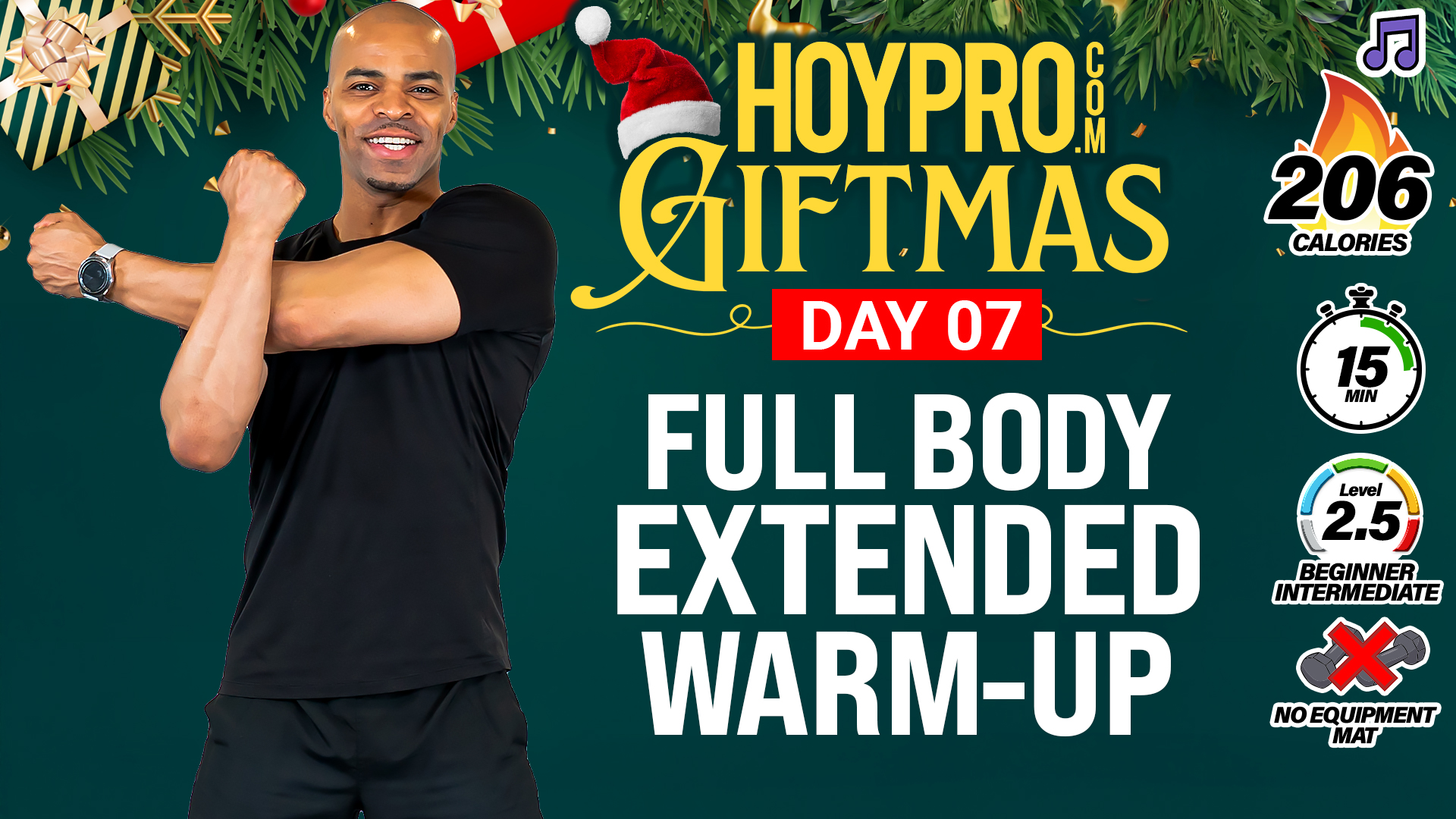 15 Minute Extended Full Body Warm Up - GIFTMAS Day 07