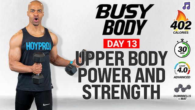 30 Minute Upper Body Power and Streng...