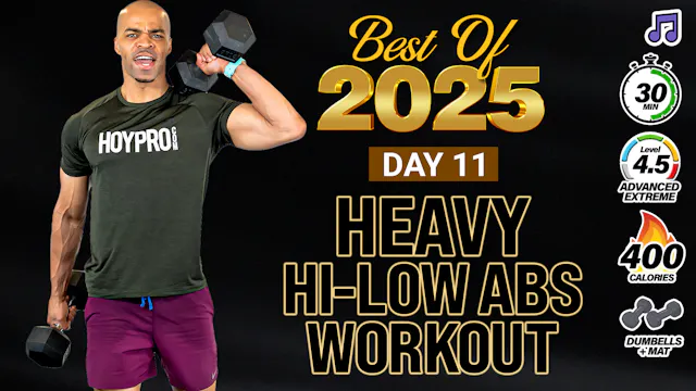 30 Minute Heavy Hi-Low Abs Full Body ...