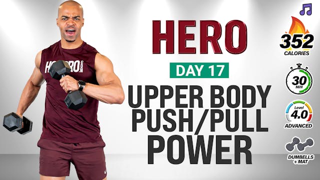 30 Minute Upper Body Push Pull Power ...