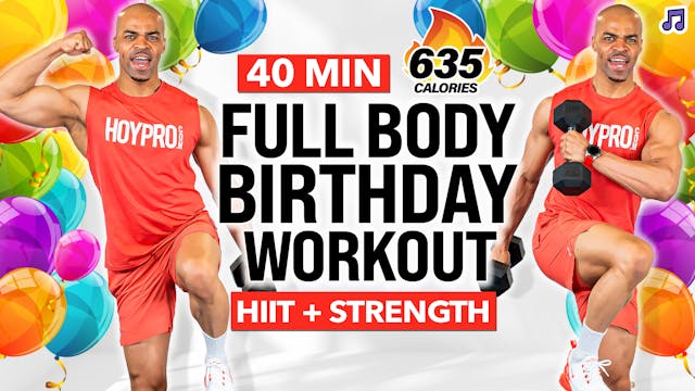 40 Minute 42nd Birthday METCON Dumbbe...