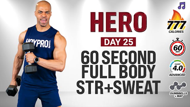 60 Minute 60 Second Full Body Strengt...