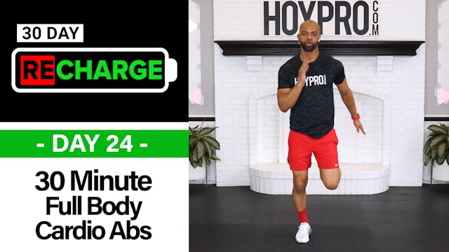 30 Minute Full Body Cardio Abs HIIT W...