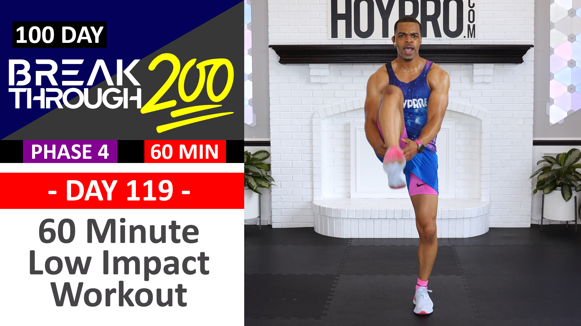 Breakthrough 200 100 Day Workout Challenge Millionaire Hoy Pro