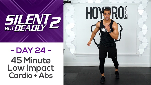 45 Minute Bodyweight Low Impact Workout + Abs - SBD2 #24