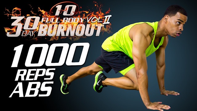 FBB2 #10 - 45 Minute 1000 Rep Abs Belly Burn Workout Challenge