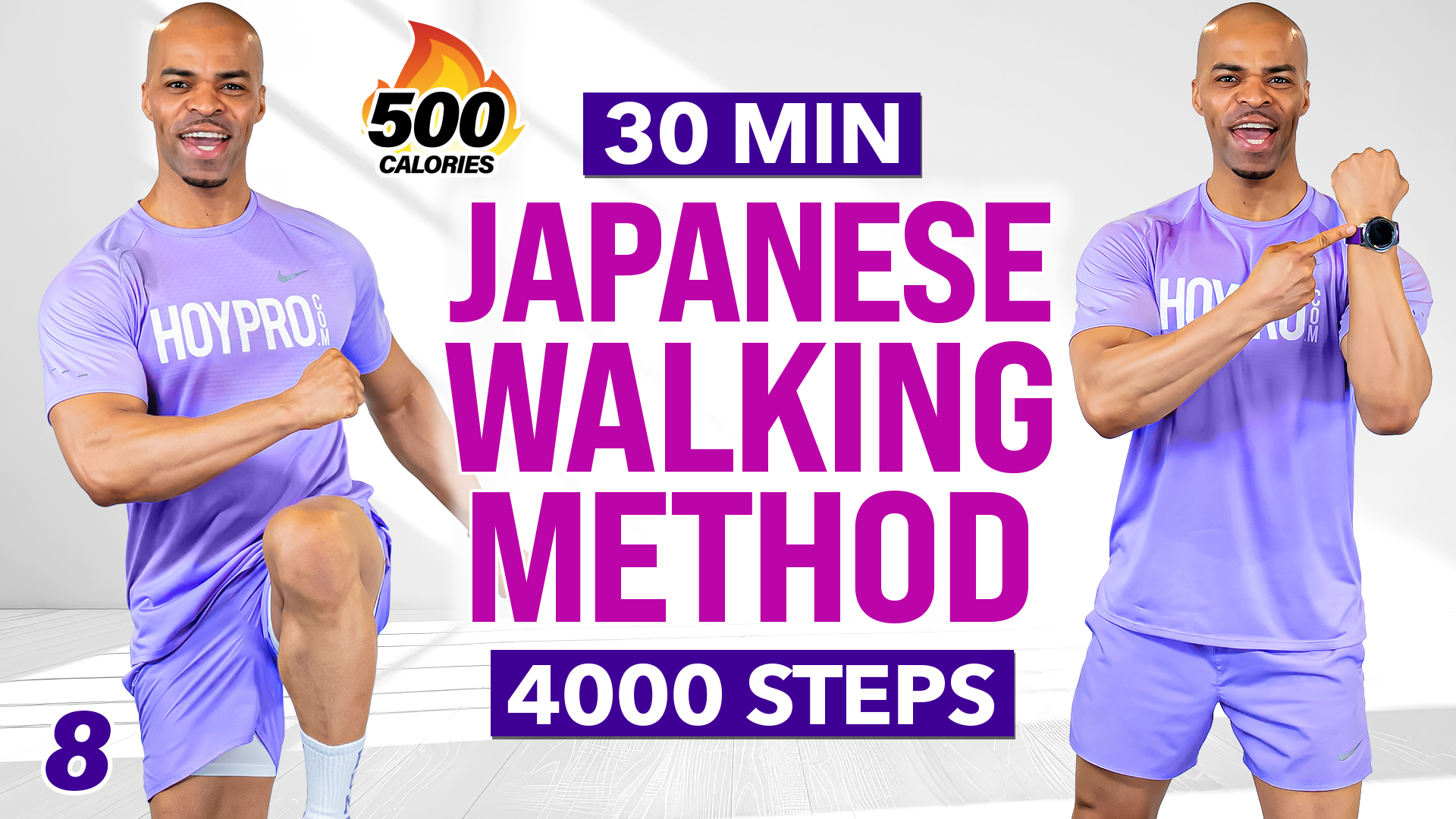 30 Minute Japanese Walking Method Workout (4000 Steps) - WALK #08