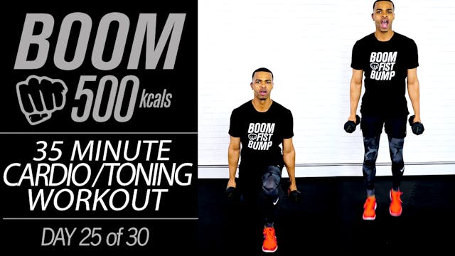 BOOM #25 - 35 Minute Cardio HIIT + To...