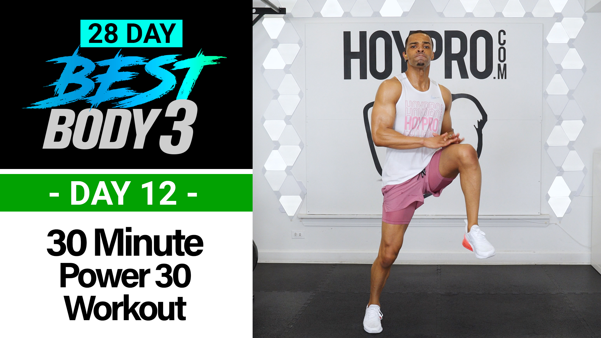 30 Minute No Equipment Sweat Fest + Abs Workout - Best Body 3 #12
