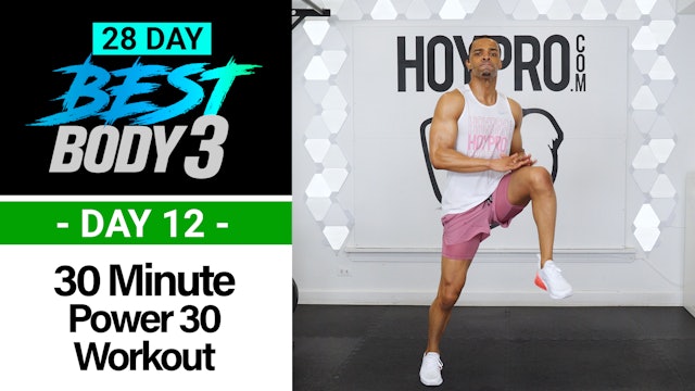 30 Minute No Equipment Sweat Fest + Abs Workout - Best Body 3 #12