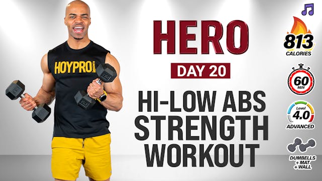 60 Minute Hi-Low Abs Full Body Streng...