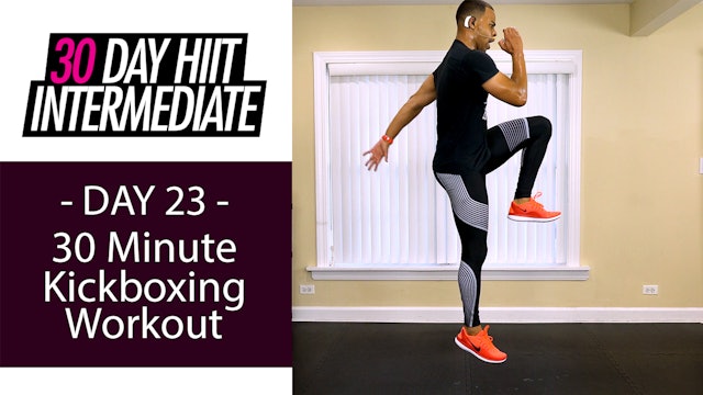 30 Minute Kickboxing Tone Workout - Intermediate #23