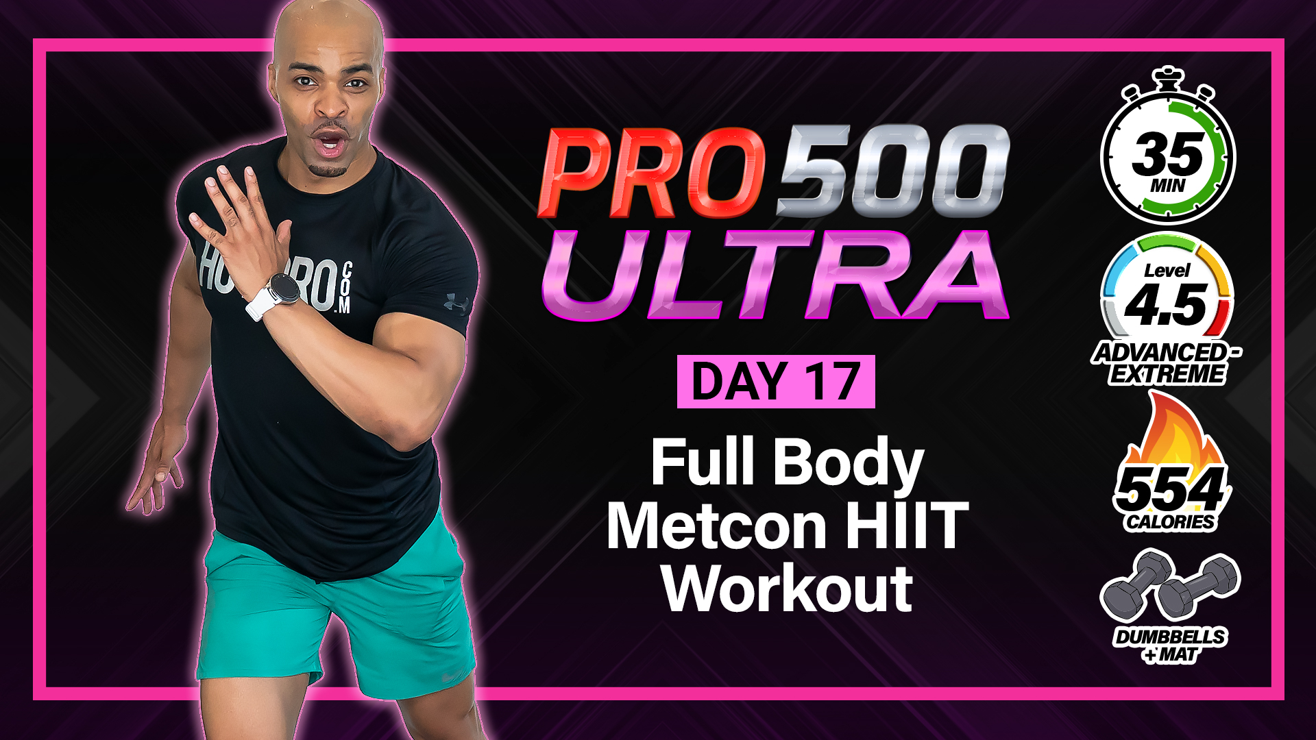 35 Minute Full Body Hybrid Metabolic Conditioning Workout - ULTRA #17