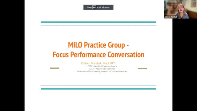 milo practice 042023