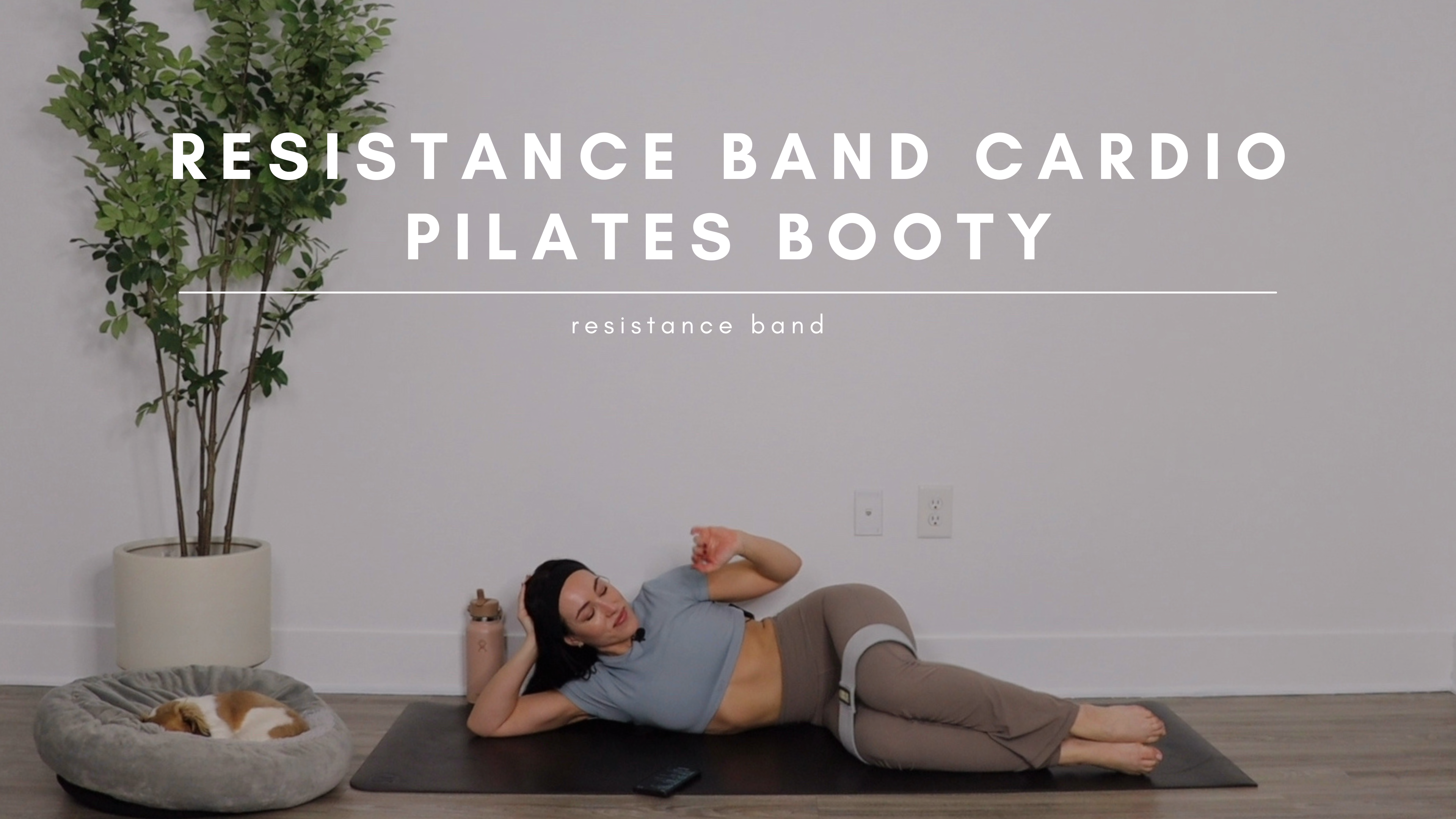 Resistance Band Cardio Pilates Booty