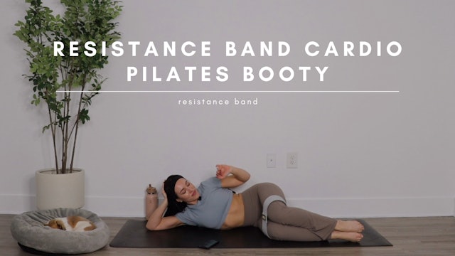 Resistance Band Cardio Pilates Booty