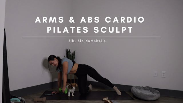 35 Min Arms & Abs Cardio Pilates Sculpt