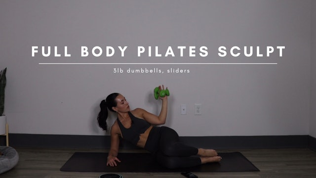 Full Body Pilates Sculpt with Sliders