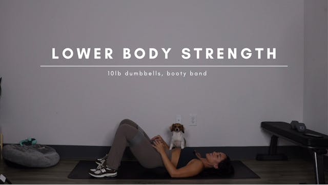 34 Minute Lower Body Strength Circuit