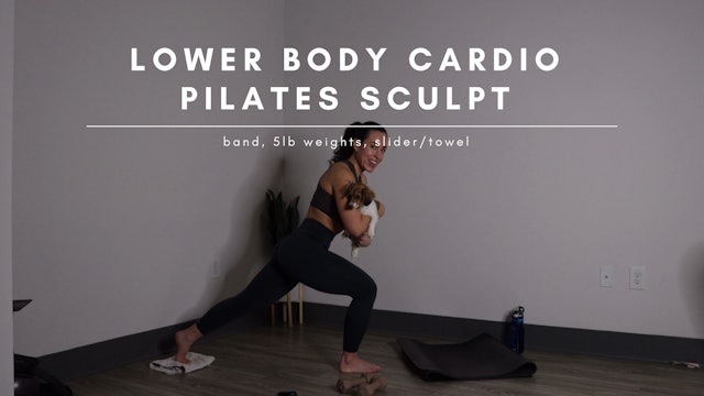 45 Min Lower Body Cardio Pilates Sculpt