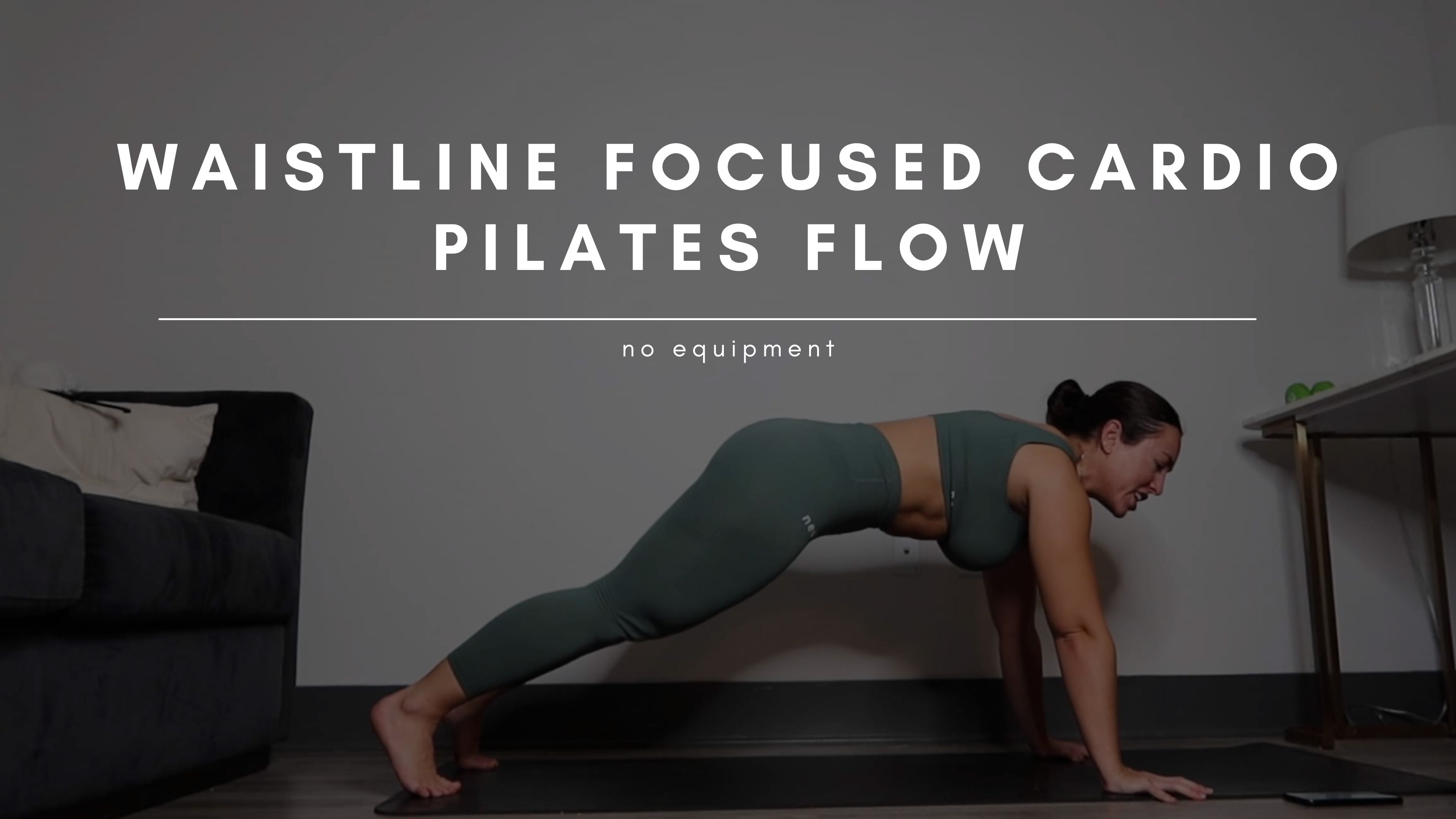 Waistline Focused Cardio Pilates Flow