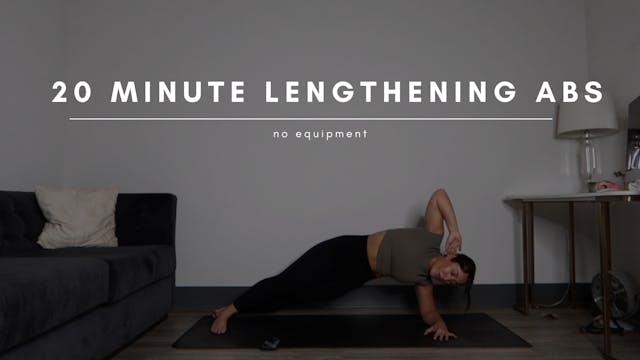 20 Minute Lengthening Abs