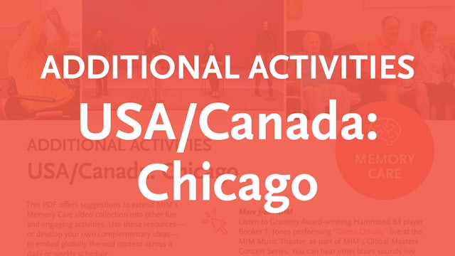 Memory Care Additional Activities – USA/Canada: Chicago