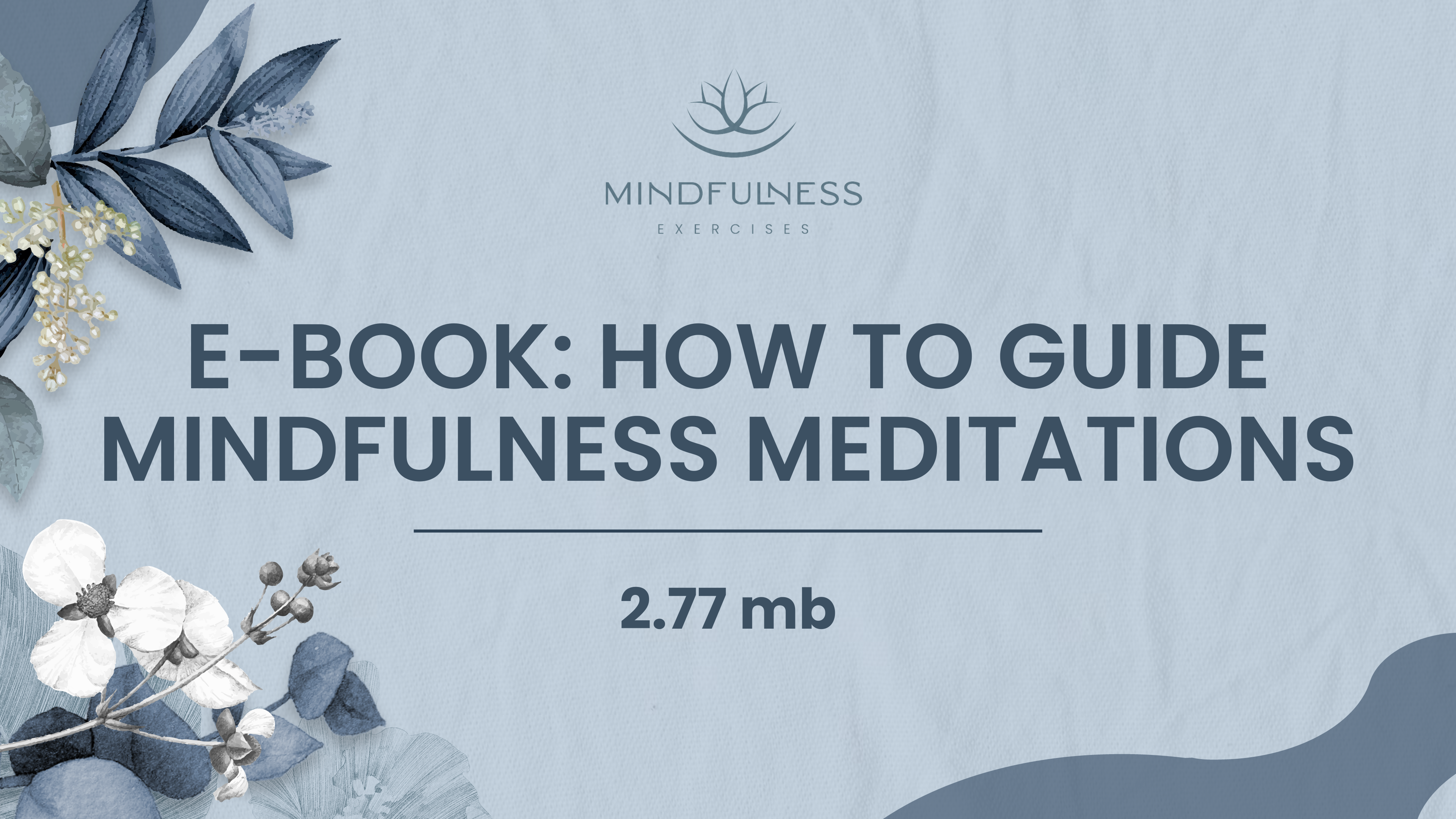 E-Book: How to Guide Mindfulness Meditations