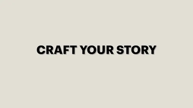 Session Two Storytelling