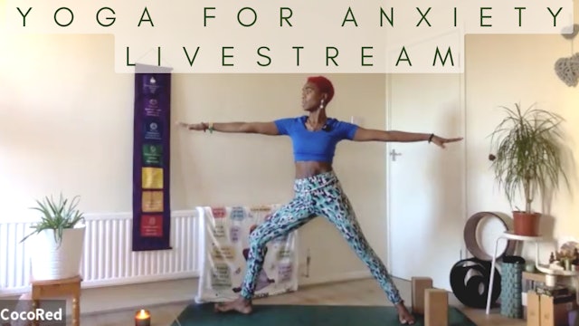 60 Min Livestream Yoga for Anxiety with Coco