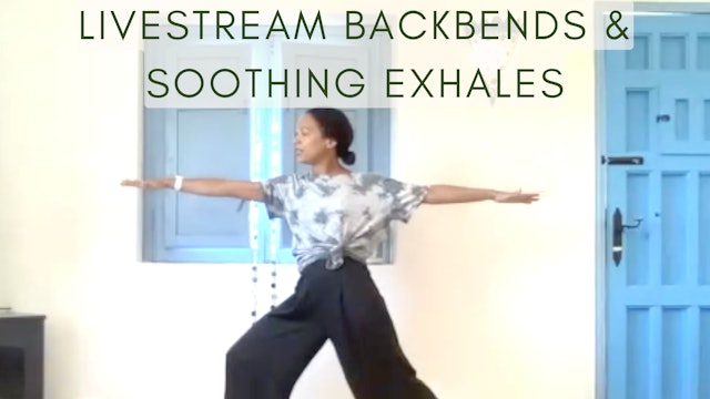 42 Min Livestream Yoga Therapy for Anxiety with Zakiya