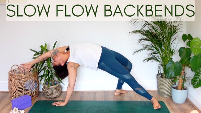 26 Min Slow Flow with Nicole to music - Backbends