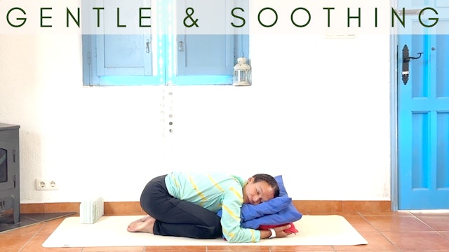 19 Min Yoga Therapy for Anxiety Soothing Flow with Zakiya