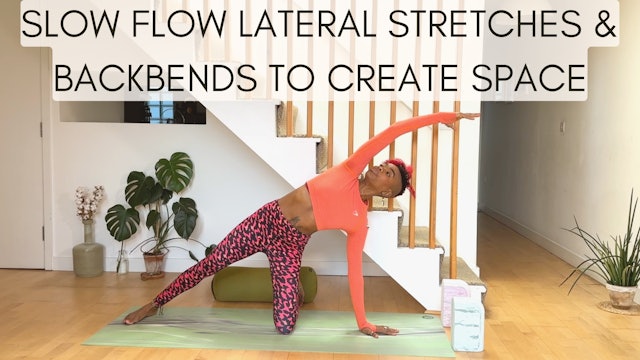 10 Min Slow Flow with Coco to music - Lateral Stretches & Backbends 