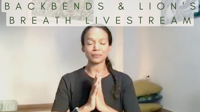 44 Min Livestream Yoga Therapy for Anxiety with Zakiya