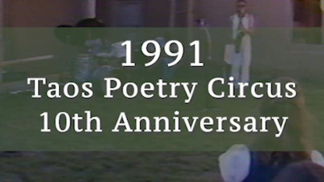 PART 1 Taos Poetry Circus 10th Anniversary Reading