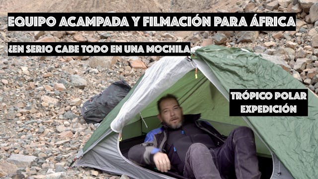 2. Equipo acampada y filmación (en un...