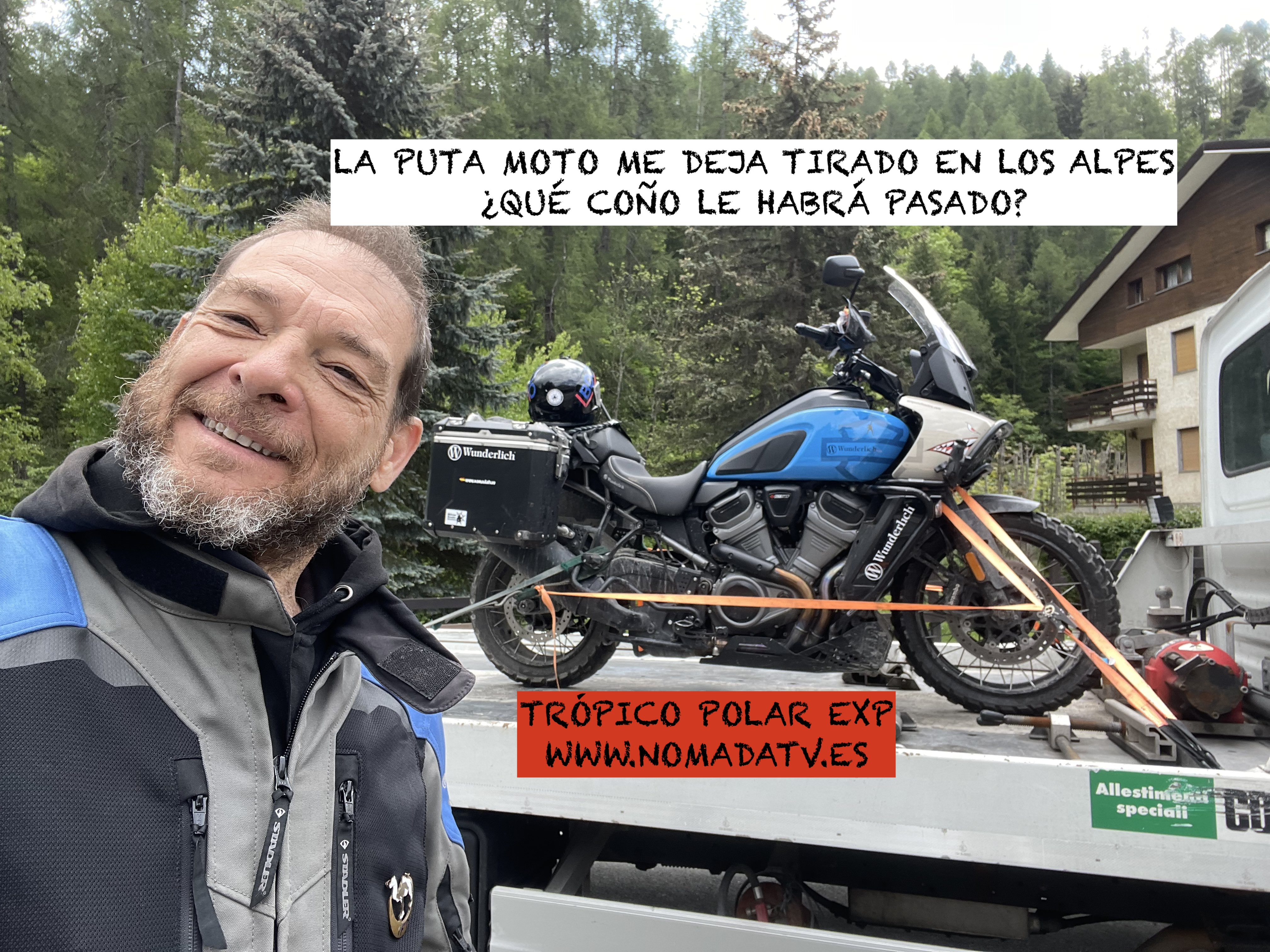 14. Alpes. La Harley no anda. ¿De quién es la culpa?