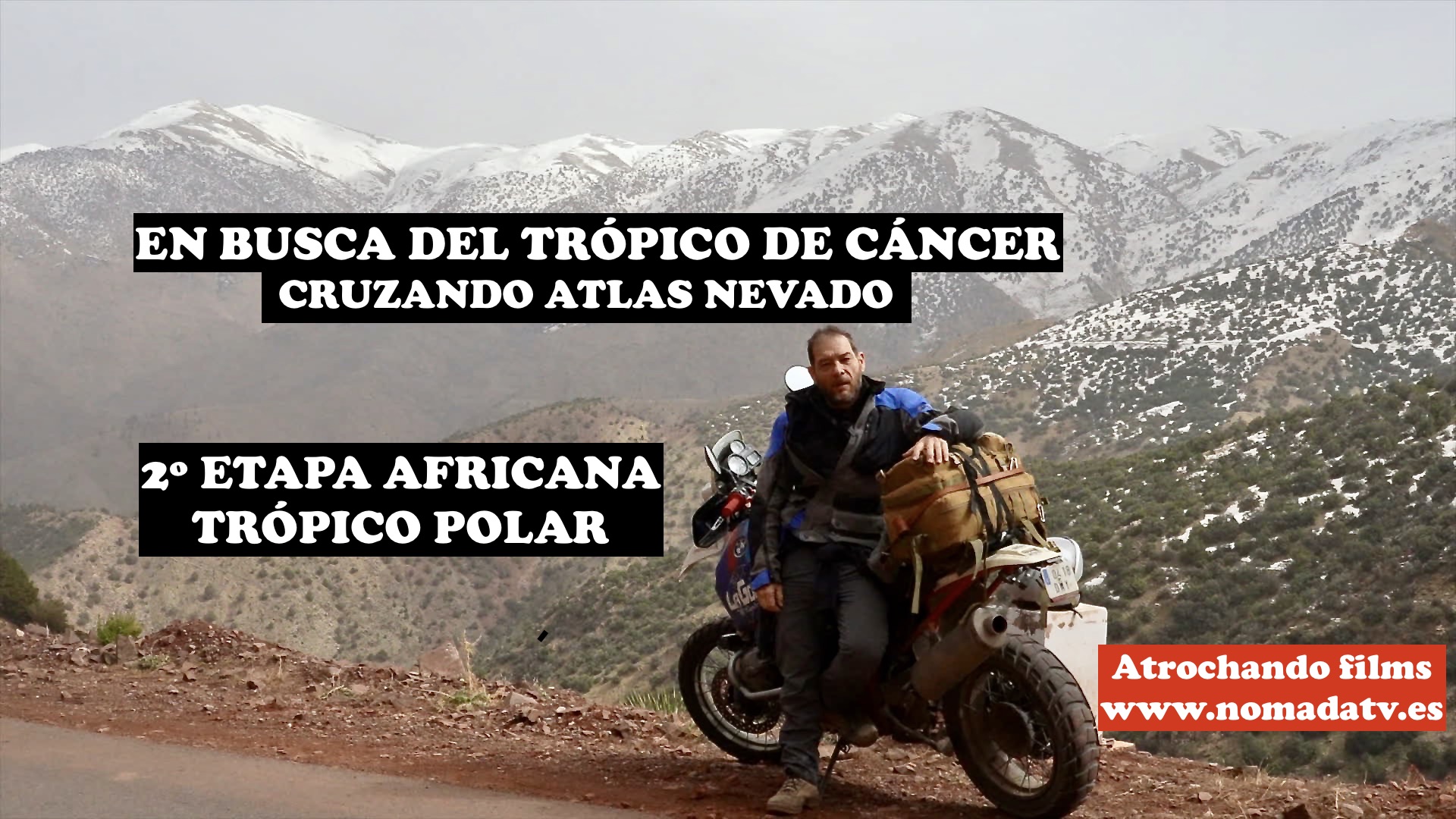 1. Salgo de Marrakech y encuentro nieve y obras en el Atlas