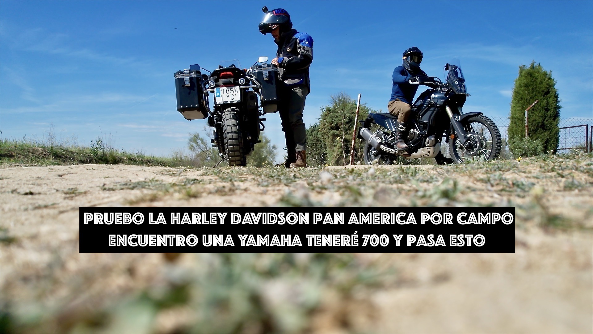 Pruebo HD por campo y encuentro Yamaha Teneré 700