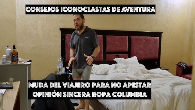 Muda del viajero para no apestar y opinión ropa Columbia