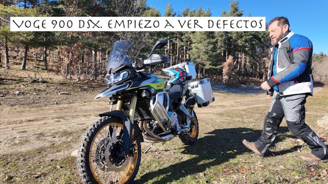 Voge 900 DSX. Empiezo a ver defectos