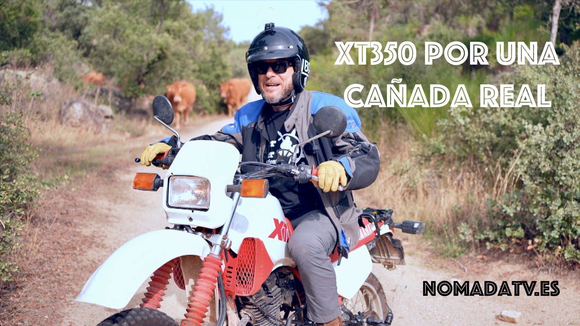 3. XT350 por una cañada real 