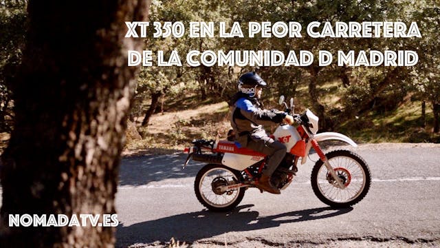 XT 350 en la peor carretera de la Com...