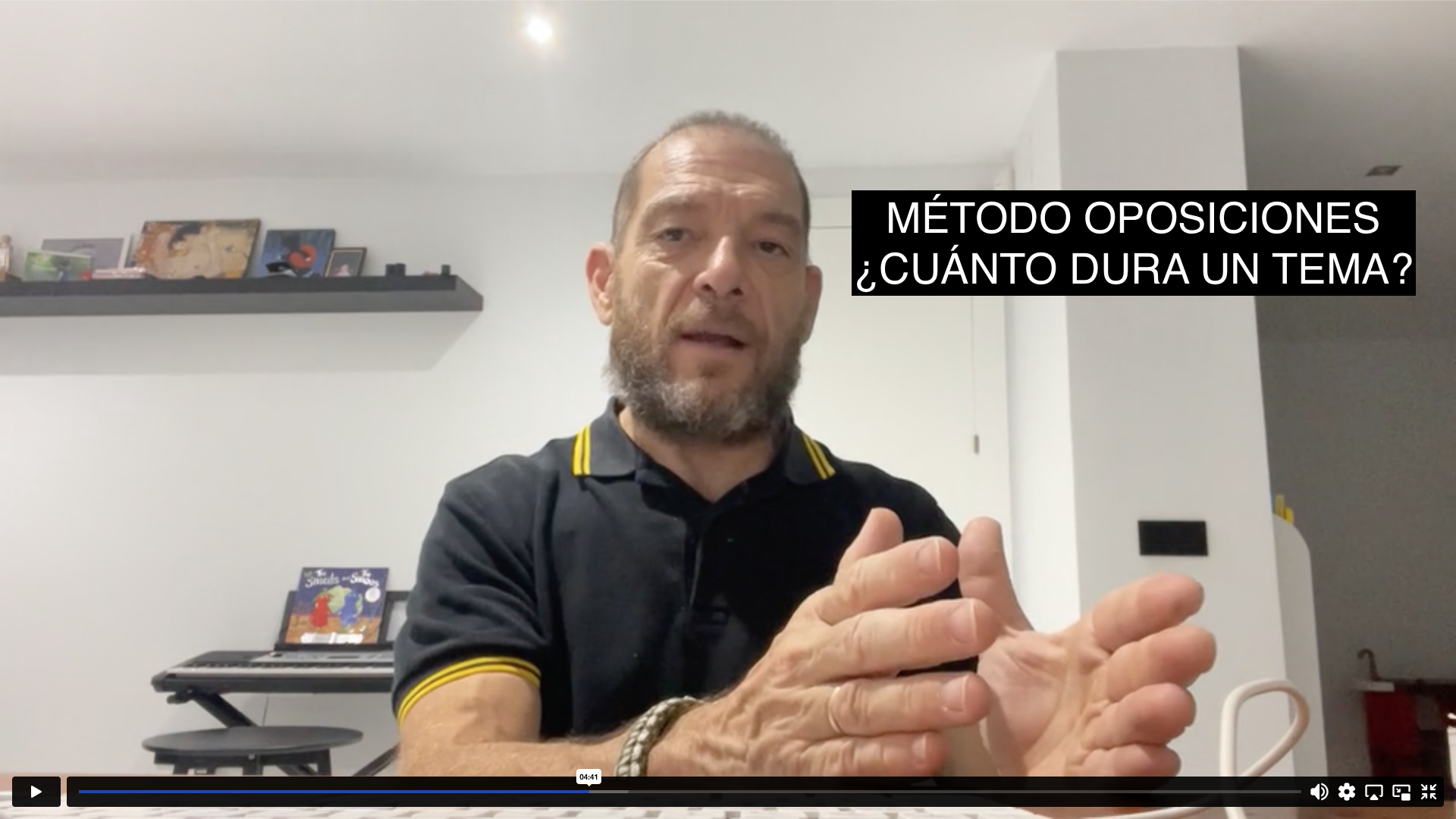 Oposiciones. Lo que deben durar los temas al cantar